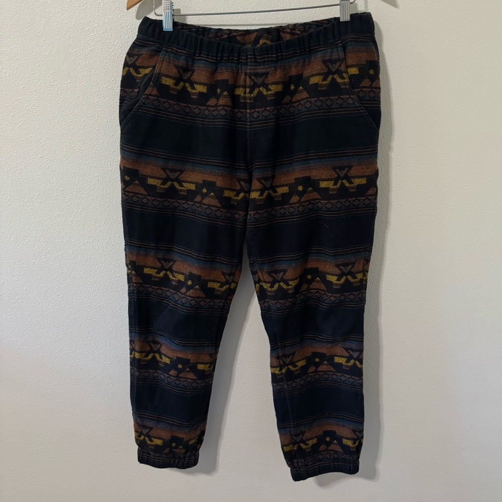 Kavu Midland Joggers Mountain Made Southwestern Print Cotton Cabincore-Medium